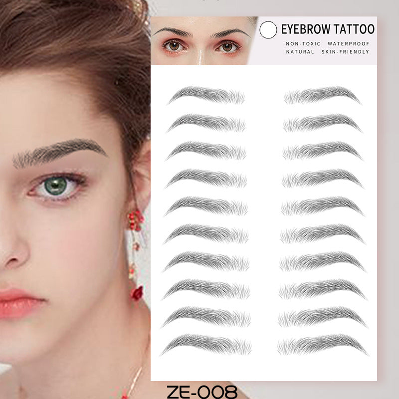 Imitation Ecology Eyebrow Stencil Brown Disposable Makeup Accessories