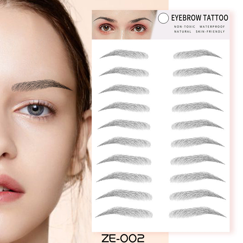 Imitation Ecology Eyebrow Stencil Brown Disposable Makeup Accessories