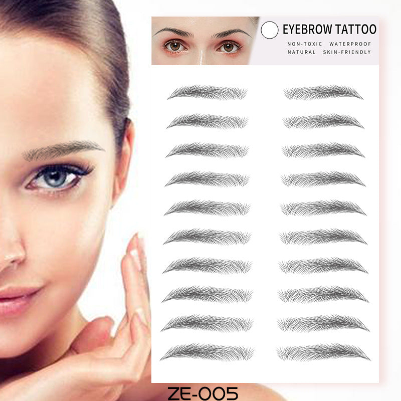 Imitation Ecology Eyebrow Stencil Brown Disposable Makeup Accessories