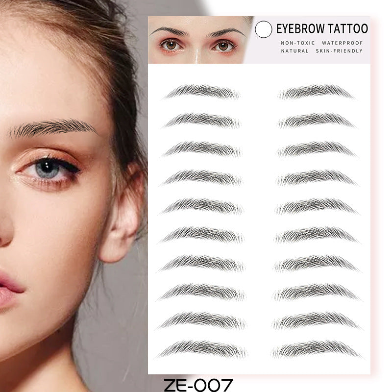 Imitation Ecology Eyebrow Stencil Brown Disposable Makeup Accessories