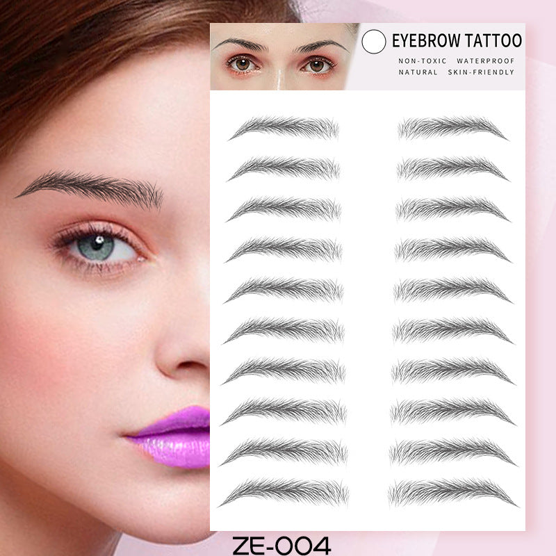 Imitation Ecology Eyebrow Stencil Brown Disposable Makeup Accessories