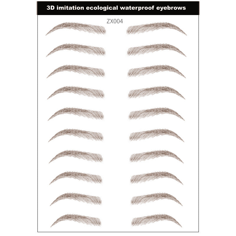 Imitation Ecological Eyebrow Stencil Thick Korean Makeup Accessories