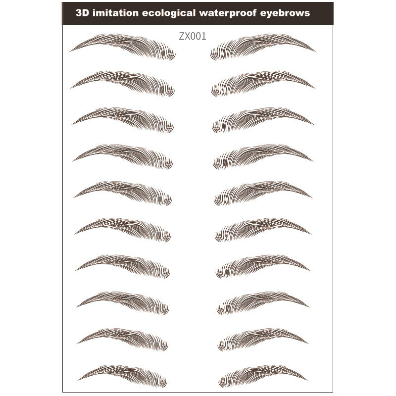 Imitation Ecological Eyebrow Stencil Thick Korean Makeup Accessories