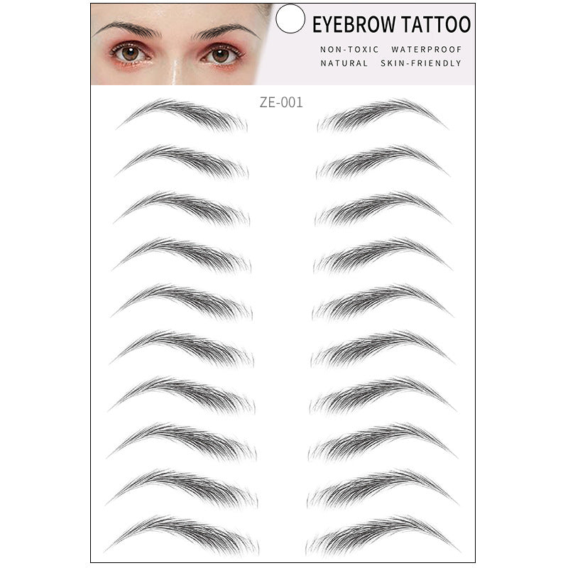 Imitation Ecological Eyebrow Stencil Thick Korean Makeup Accessories