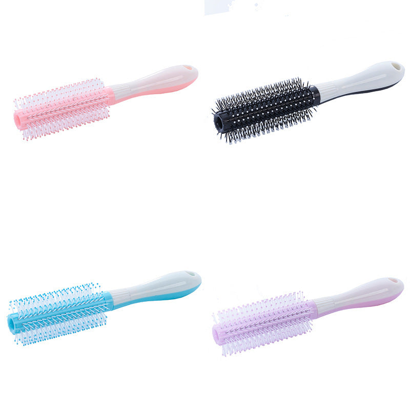 Brosses et peignes à cheveux à coussin d'air rose en plastique pour massage