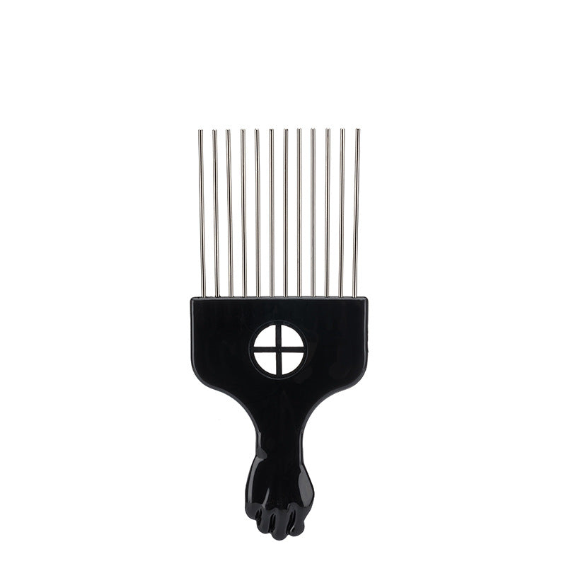 Aiguille en acier pour coupe de cheveux pour queue grasse Grandes brosses et peignes pour cheveux