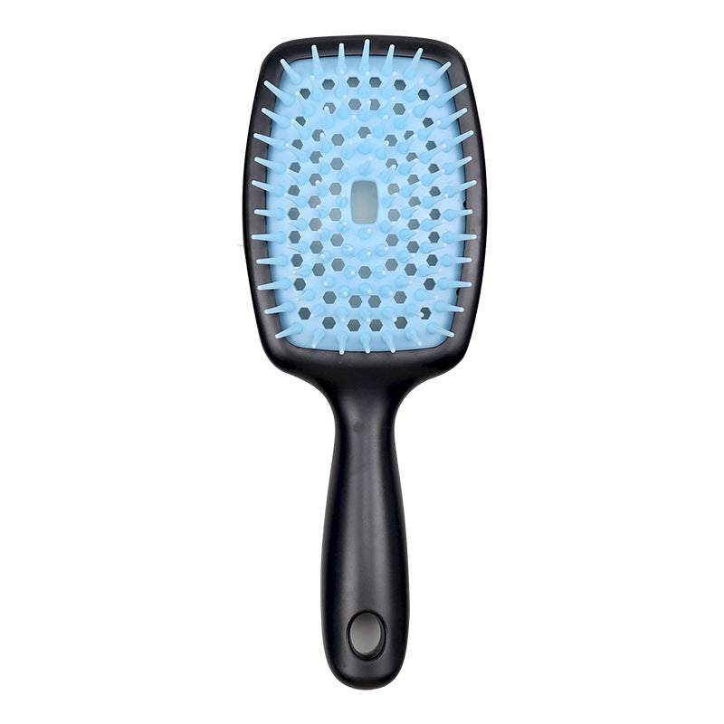 Brosses et peignes élastiques pour massage du cuir chevelu creux et secs