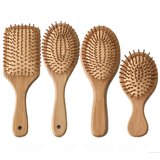 Bamboo Air Cushion Large Plate Airbag Hair Brushes & Combs