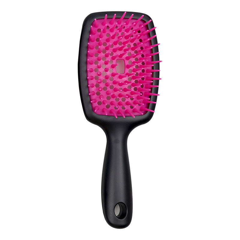 Brosses et peignes élastiques pour massage du cuir chevelu creux et secs