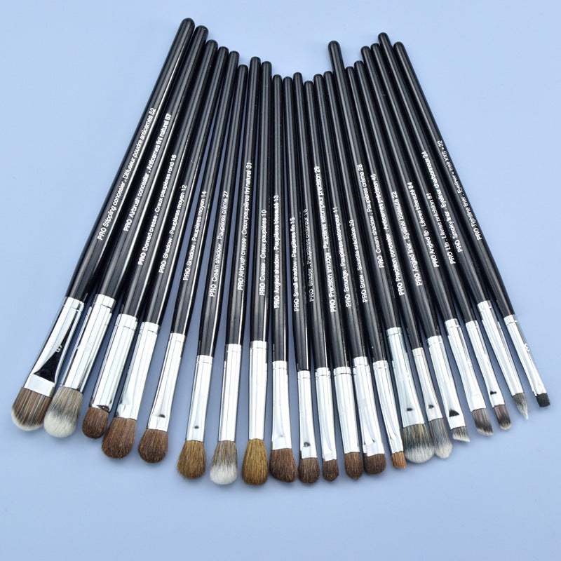 Copper Tube Countour Brush Real Wool Makeup Brushes Accessories