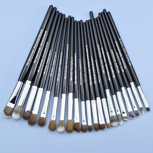 Copper Tube Countour Brush Real Wool Makeup Brushes Accessories