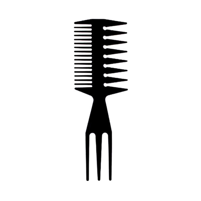 For Greasy Three Shape Haircut Back Hair Brushes & Combs