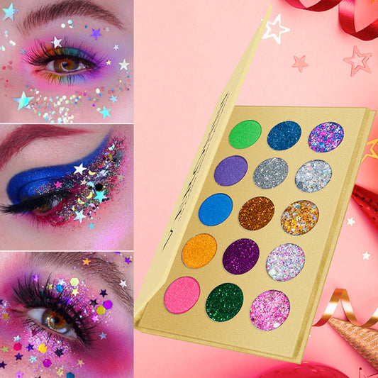 Stage Shimmer Matte Sequins Thin Glittering Eyeshadow