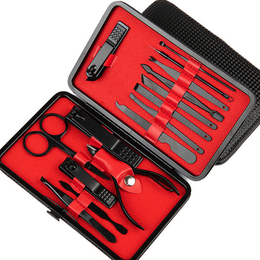 Ensemble d'outils pour ongles, ciseaux en acier inoxydable, couteau de manucure et de pédicure