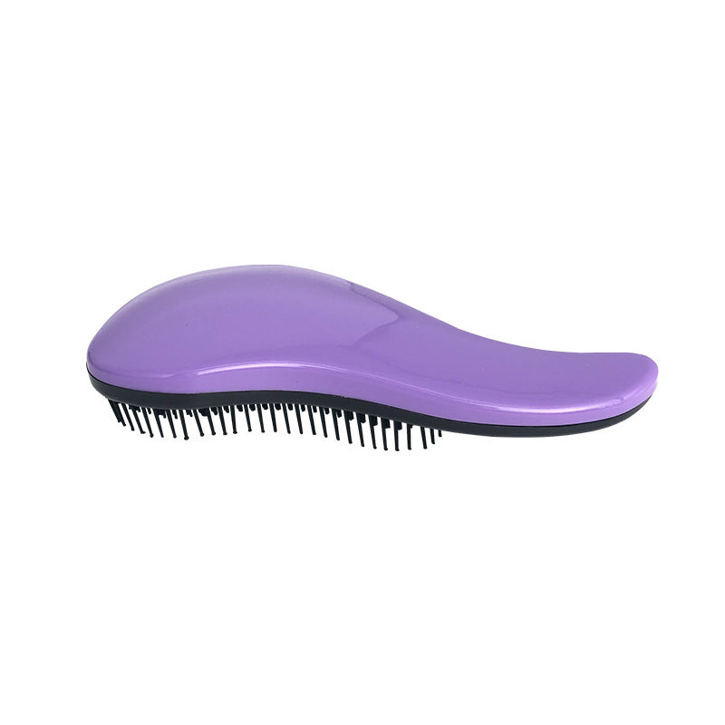 Brosse à cheveux en plastique de couleur élégante Brosses et peignes pour cheveux de coiffure