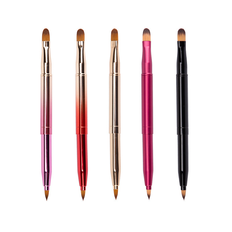 Double-headed Brush Portable Concealer Multifunctional Shadow Lacquer Makeup Brushes Accessories