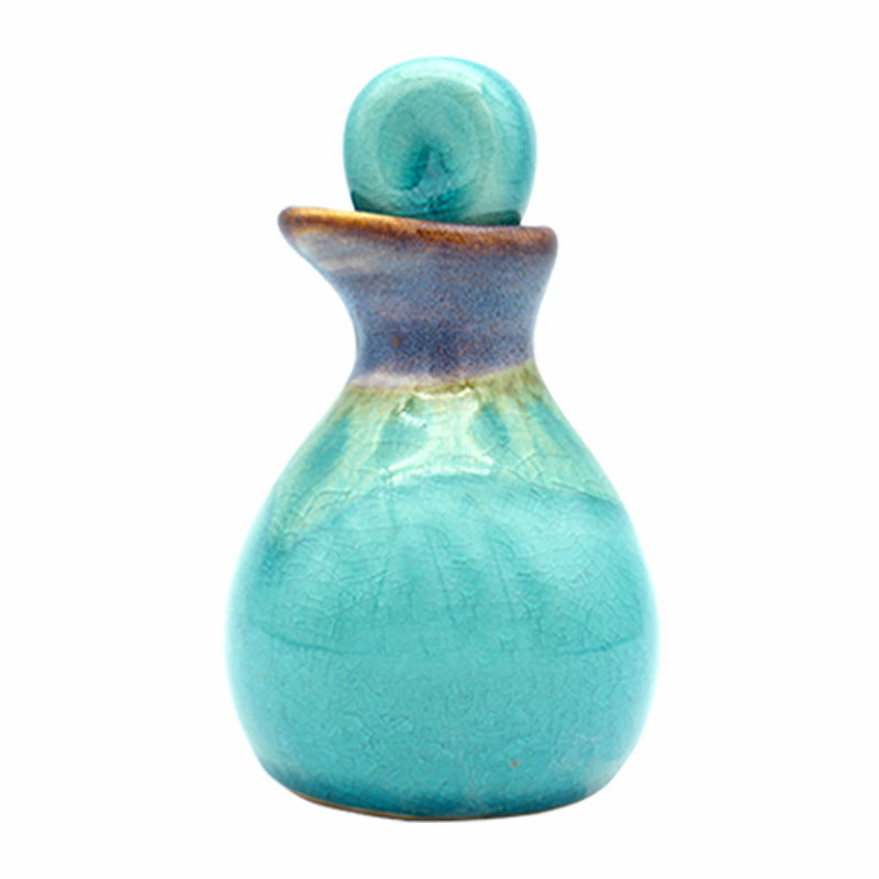 Glaze Essential Oil Bottle Leaves Pot Makeup Accessories