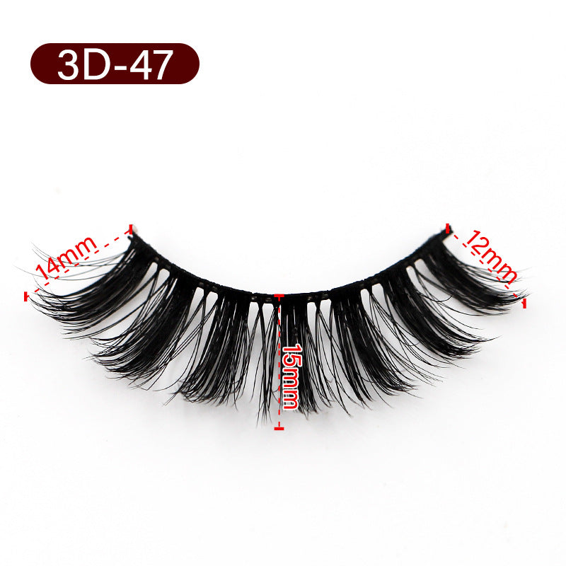 Fiber Eyelashes Pairs Pack Eyelash Curling False Lashes