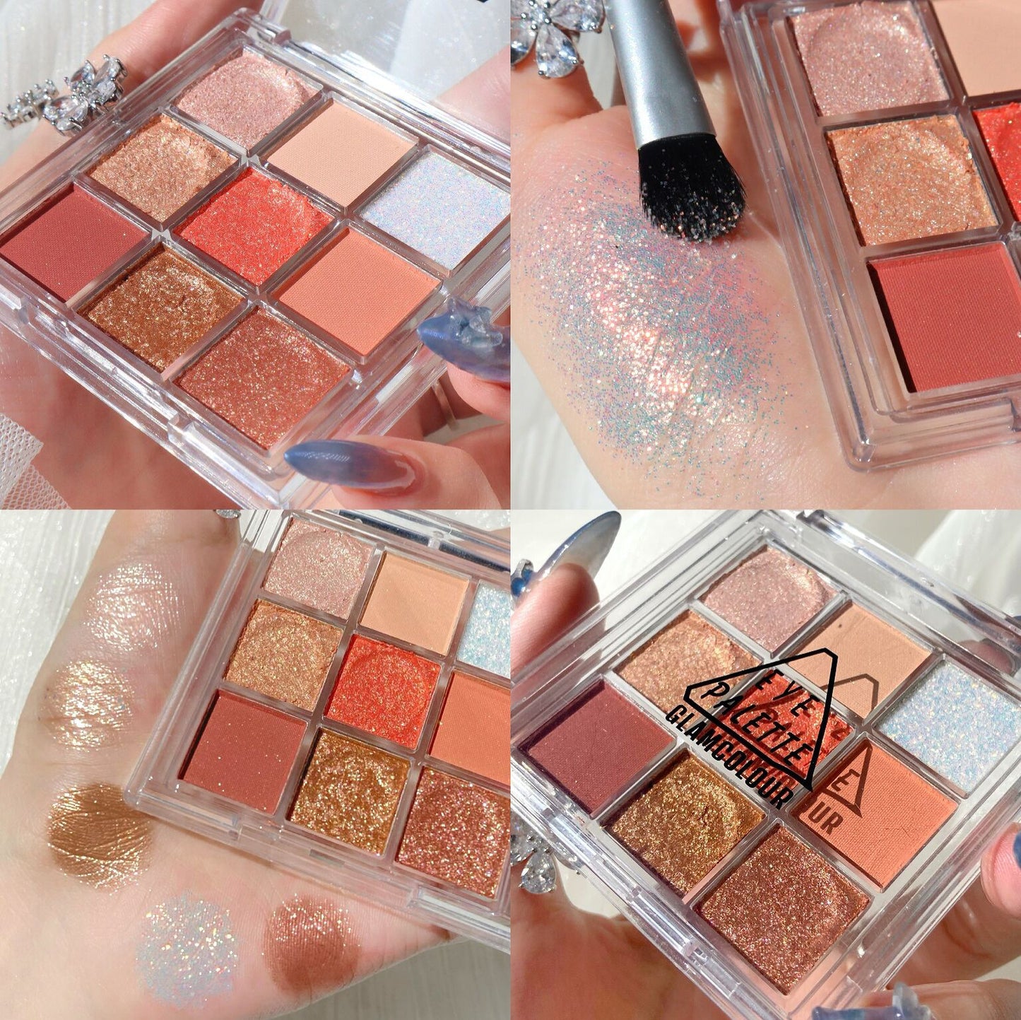 Shadow Plate Transparent Shimmer Matte Live Eyeshadow