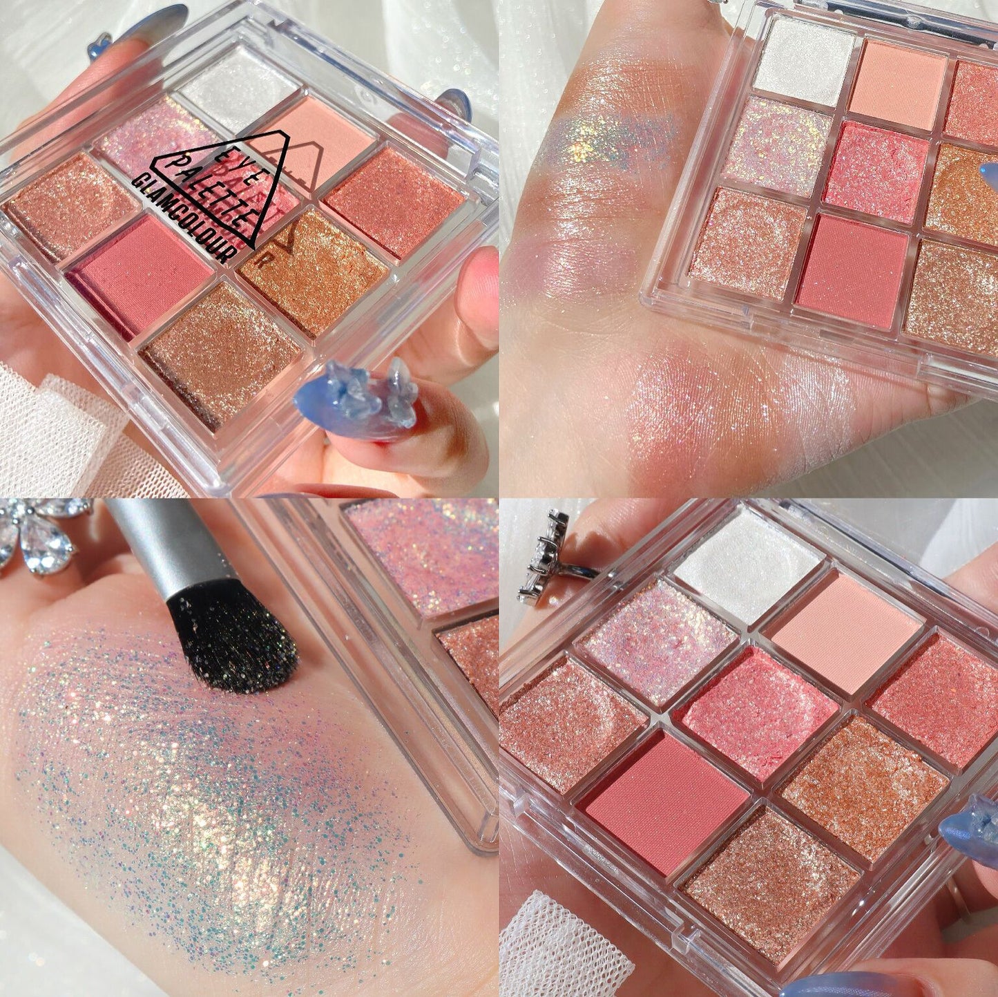 Shadow Plate Transparent Shimmer Matte Live Eyeshadow