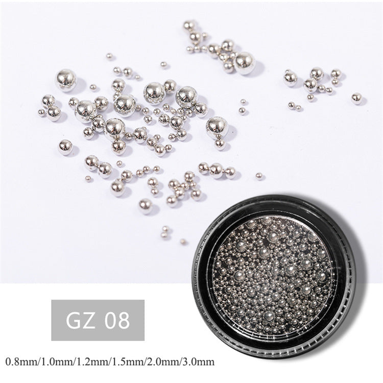 Steel Ball Metal Grid Mixed Turntable Nail Care Nail Art