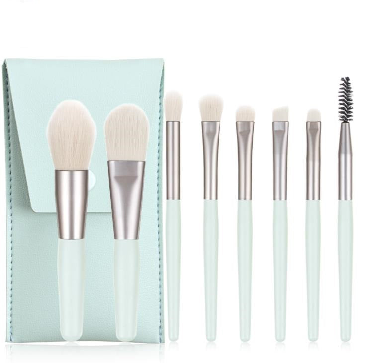 Macaron Brush Color Series Suit Portable Travel Makeup Brushes Accessories