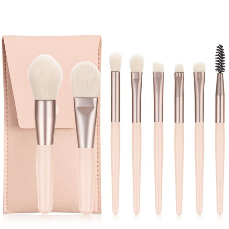 Macaron Brush Color Series Suit Portable Travel Makeup Brushes Accessories