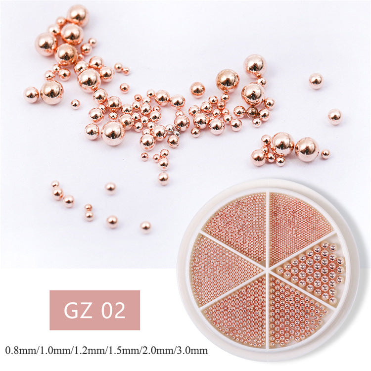 Steel Ball Metal Grid Mixed Turntable Nail Care Nail Art