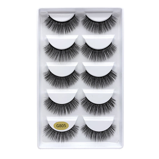 Eyelashes Natural Thick Pairs Mixed Eyelash False Lashes