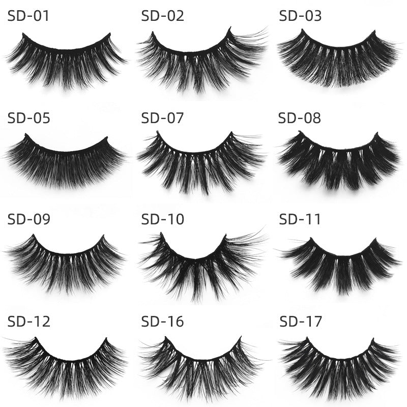 Mink Eyelash Thick Single Pair Of False Lashes