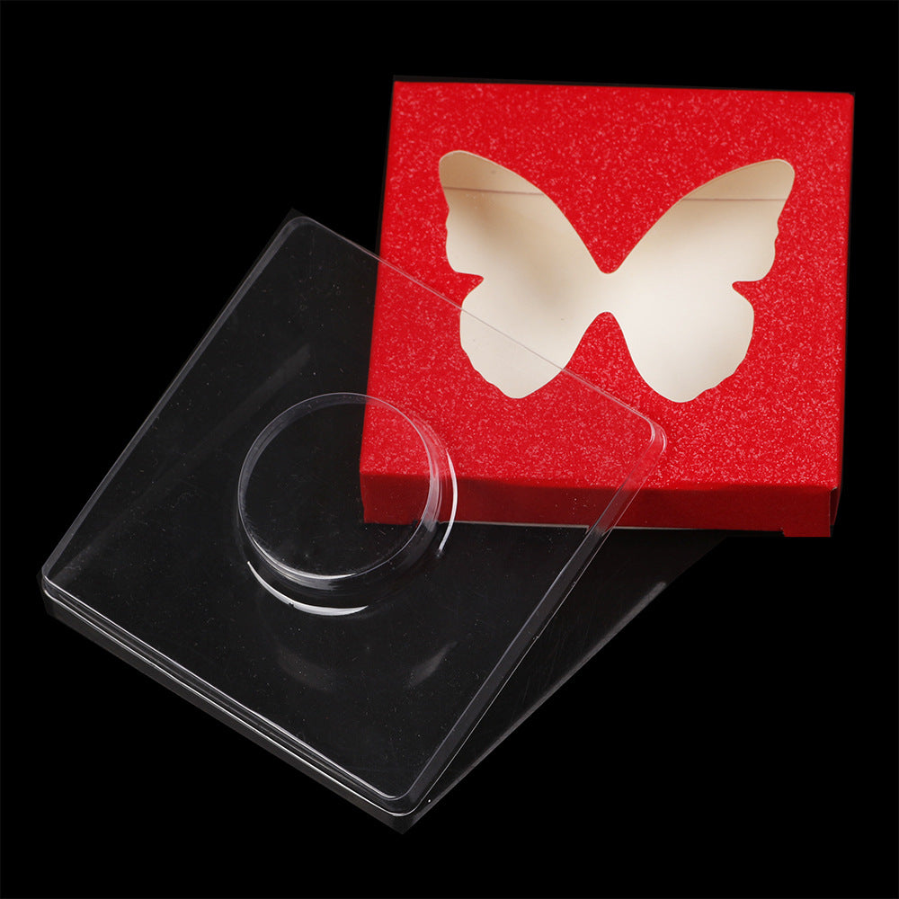 Hollow Eyelash Box Color Square Packaging Makeup Accessories