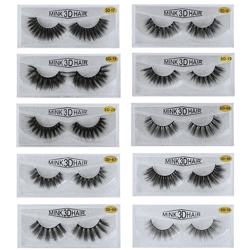 Mink Eyelash Thick Single Pair Of False Lashes