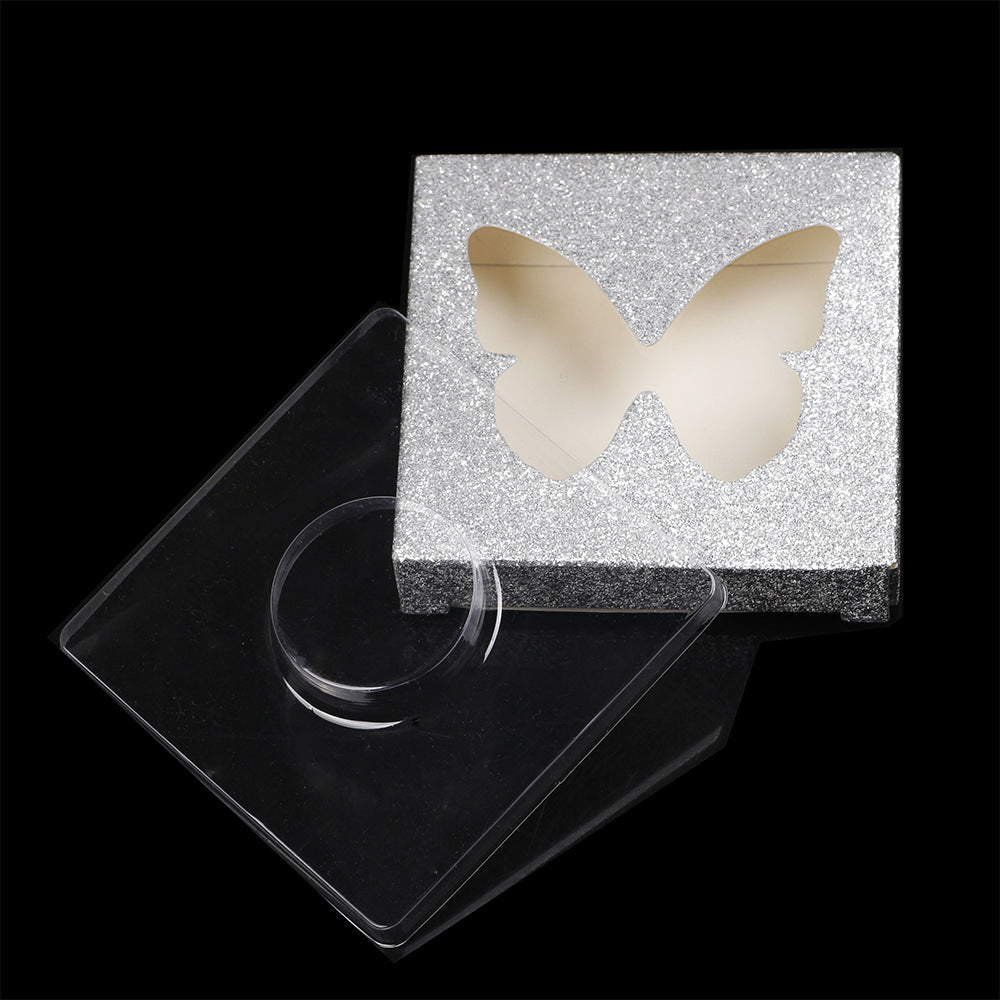 Hollow Eyelash Box Color Square Packaging Makeup Accessories