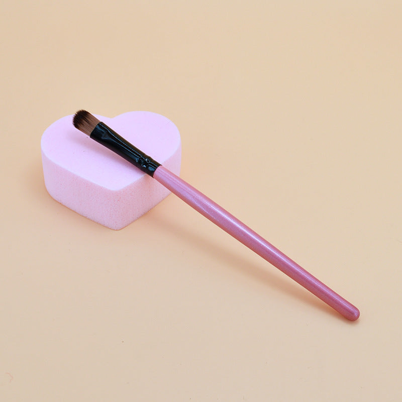 Single Wooden Handle Shadow Brush Beginner Makeup Brushes Accessories