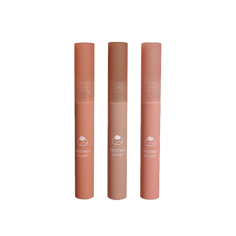 Transparent Lacquer Matte Veet Orange Brown Lipsticks