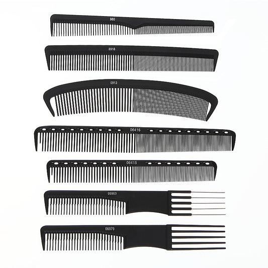 Brosses et peignes à cheveux à dents denses en plastique