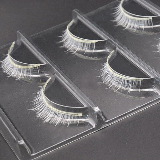 Masquerade Imitation Can Naturally Support Double Eyelid White False Lashes