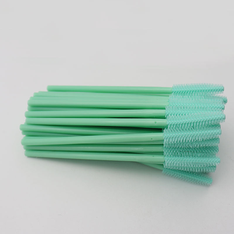 Disposable Mint Green Silicon Lash Curler Eyelash Beauty Makeup Brushes Accessories