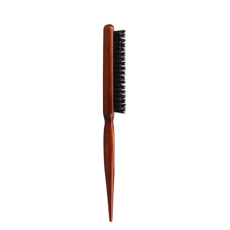 Peignes et brosses à cheveux pour coiffure bouclée avec queue pointue et chignon de soirée