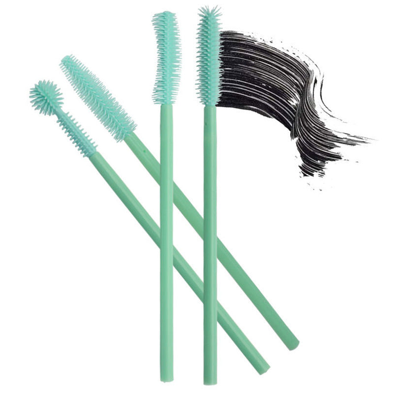 Disposable Mint Green Silicon Lash Curler Eyelash Beauty Makeup Brushes Accessories