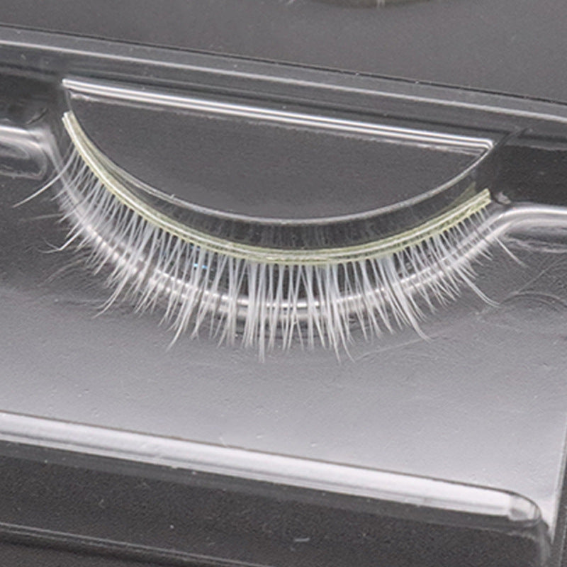 Masquerade Imitation Can Naturally Support Double Eyelid White False Lashes