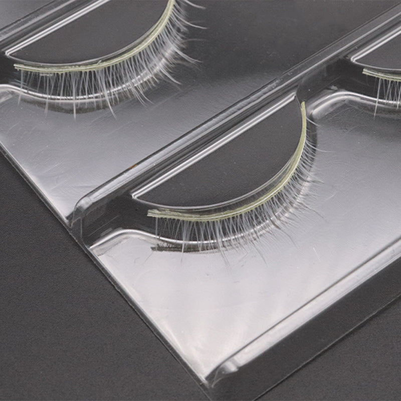 Masquerade Imitation Can Naturally Support Double Eyelid White False Lashes