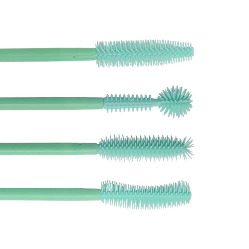 Disposable Mint Green Silicon Lash Curler Eyelash Beauty Makeup Brushes Accessories