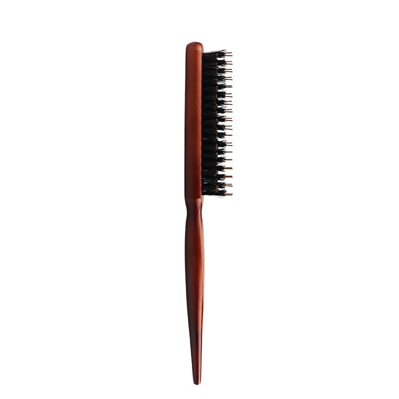 Peignes et brosses à cheveux pour coiffure bouclée avec queue pointue et chignon de soirée