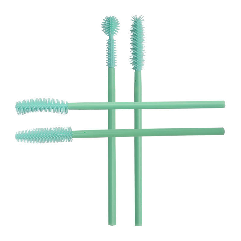 Disposable Mint Green Silicon Lash Curler Eyelash Beauty Makeup Brushes Accessories