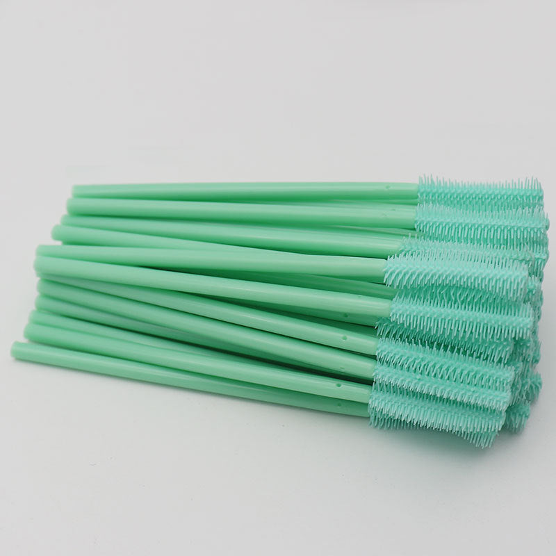 Disposable Mint Green Silicon Lash Curler Eyelash Beauty Makeup Brushes Accessories