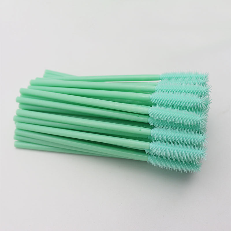 Disposable Mint Green Silicon Lash Curler Eyelash Beauty Makeup Brushes Accessories