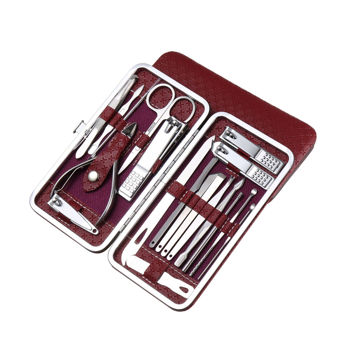 Portable Home Clippers Suit Groove Scissors Nail Tool Set