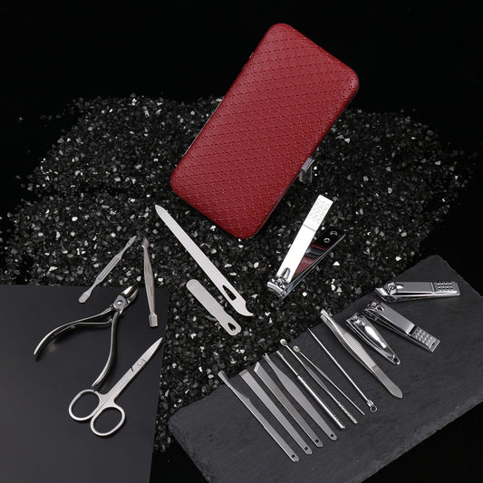 Portable Home Clippers Suit Groove Scissors Nail Tool Set