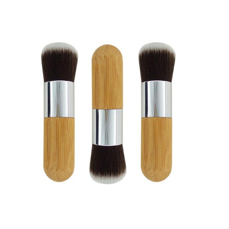 Bamboo Handle Brush Round Head Powder Makeup Brushes Accessories